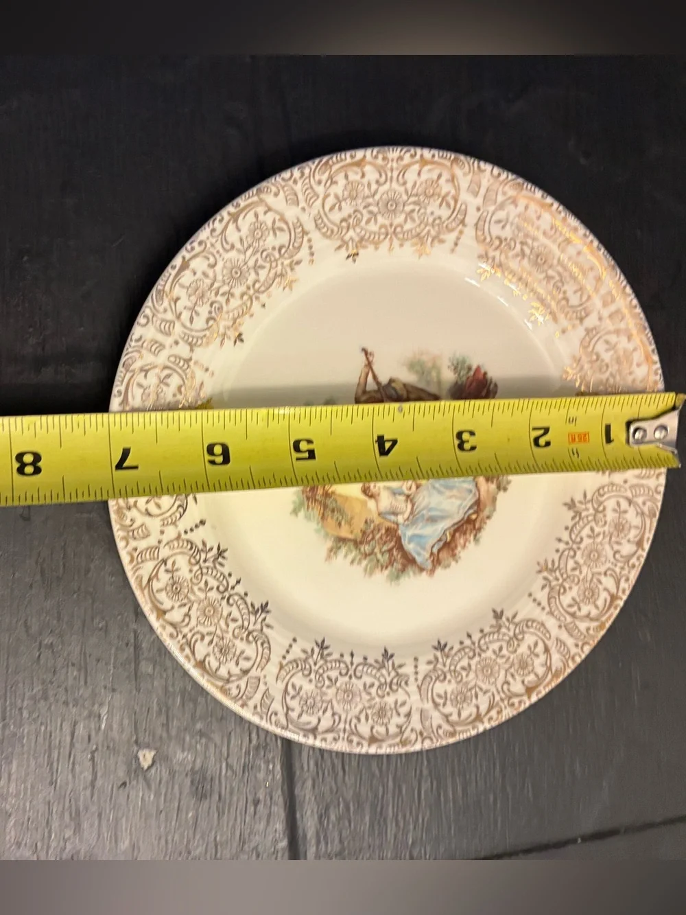 Vintage Plate D’or LIMOGES AMERICAN Serenade 22K Gold | Grandmillennial Cottage